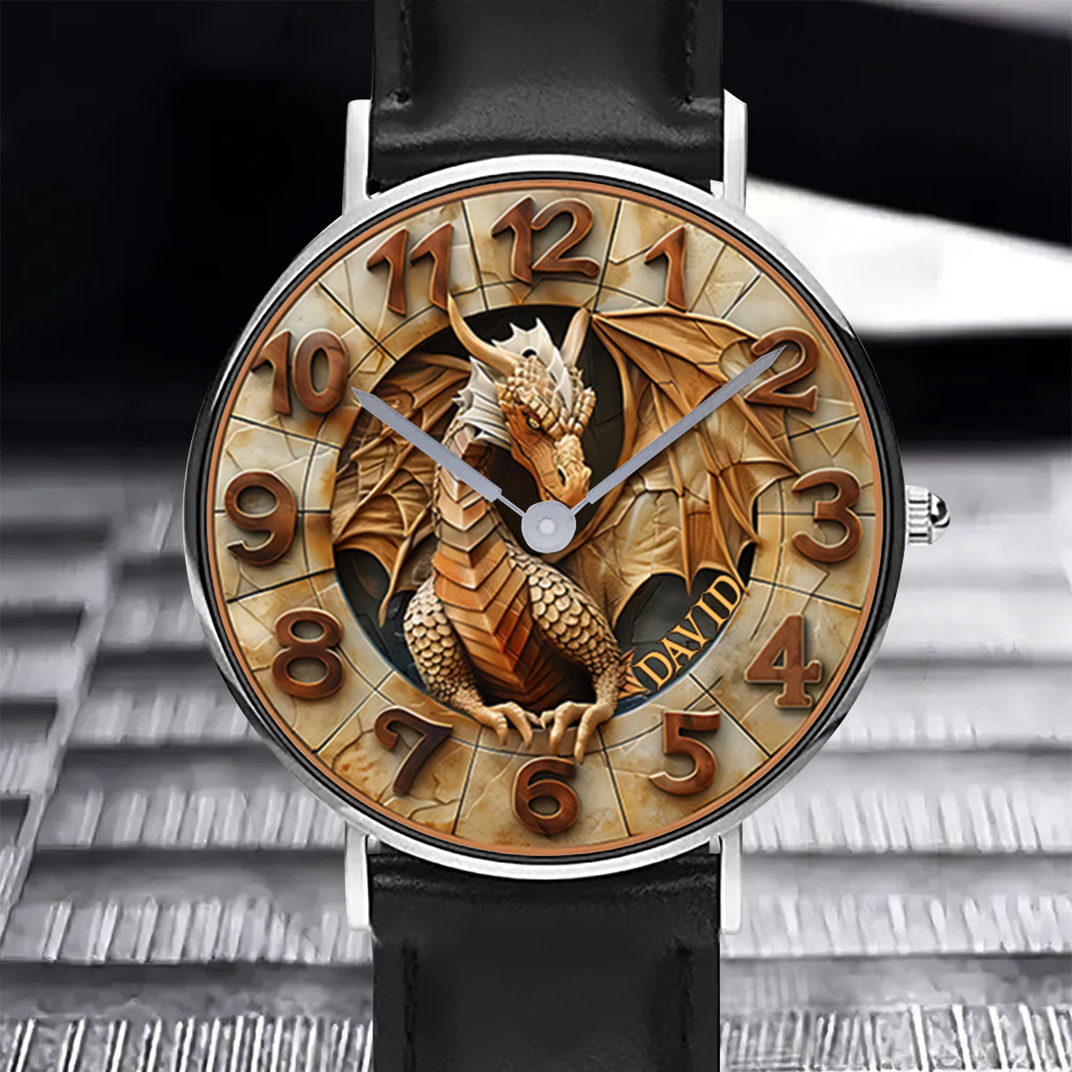 Brave Dragon - Personalized Dragon Hand Watch