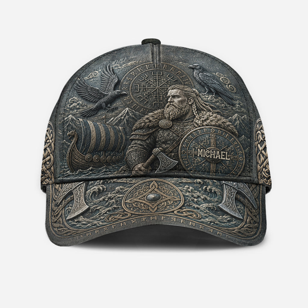 Viking Theme, Gift for Men - Personalized Viking Classic Cap