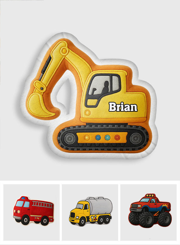 Cute Car Children's Gift - Personalized Kid Shaped Pillow