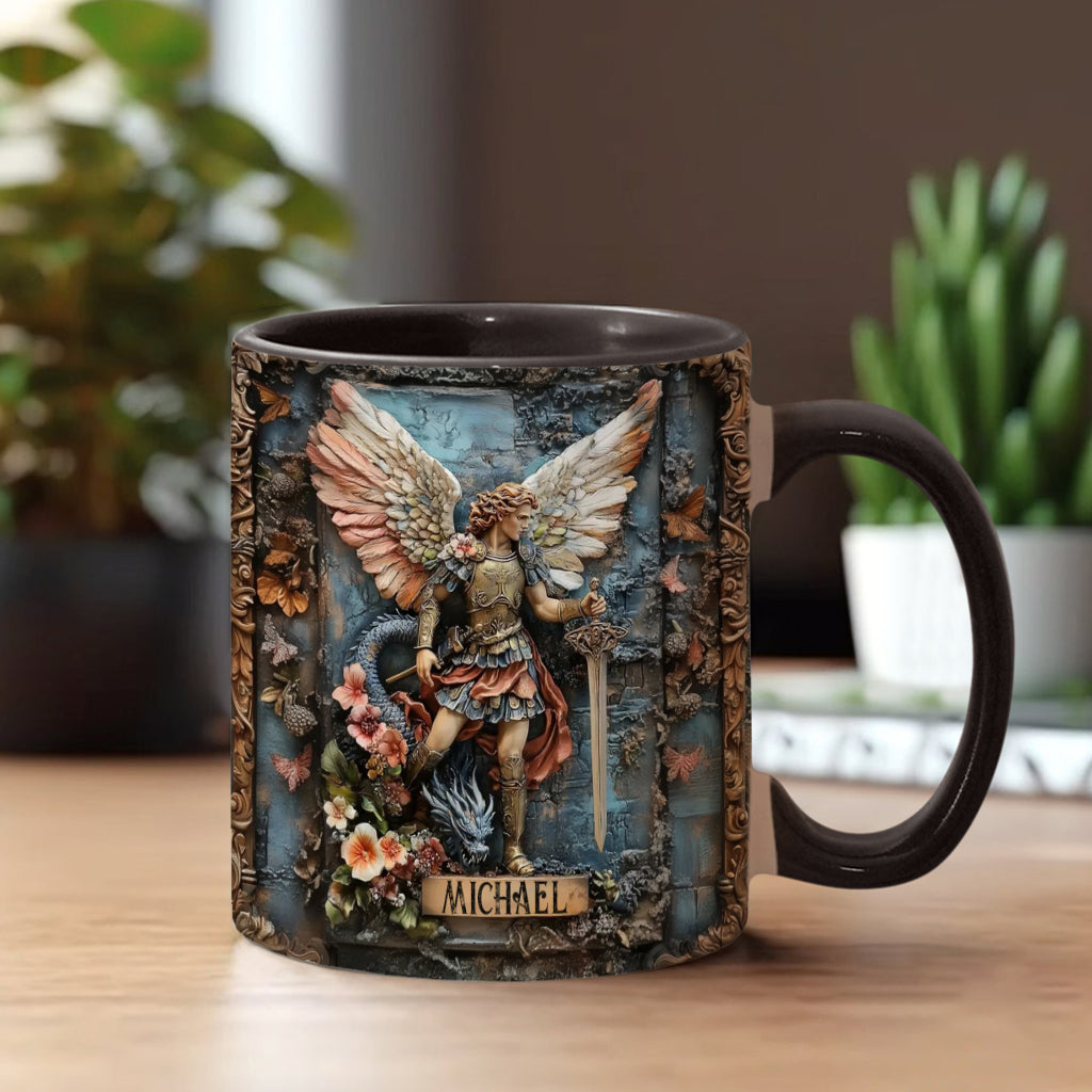 Archangel Michael - Personalized Christian Accent Mug
