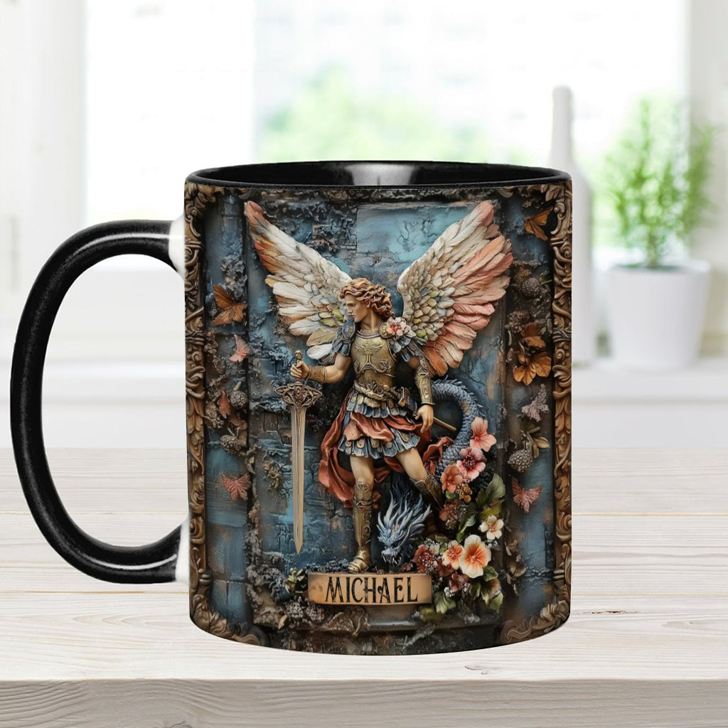 Archangel Michael - Personalized Christian Accent Mug