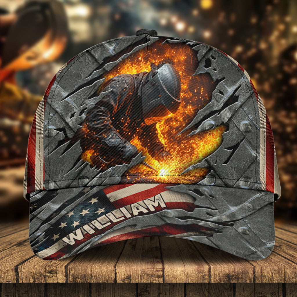 Gift For Welder Husband, Husband, Son... - Personalized Welder Classic Cap