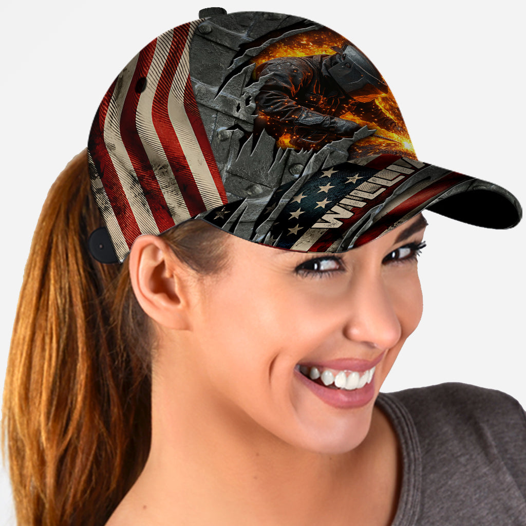 Gift For Welder Husband, Husband, Son... - Personalized Welder Classic Cap