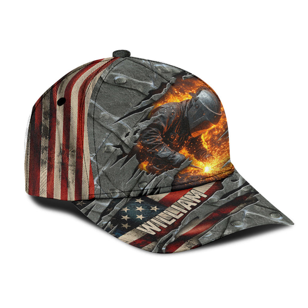 Gift For Welder Husband, Husband, Son... - Personalized Welder Classic Cap