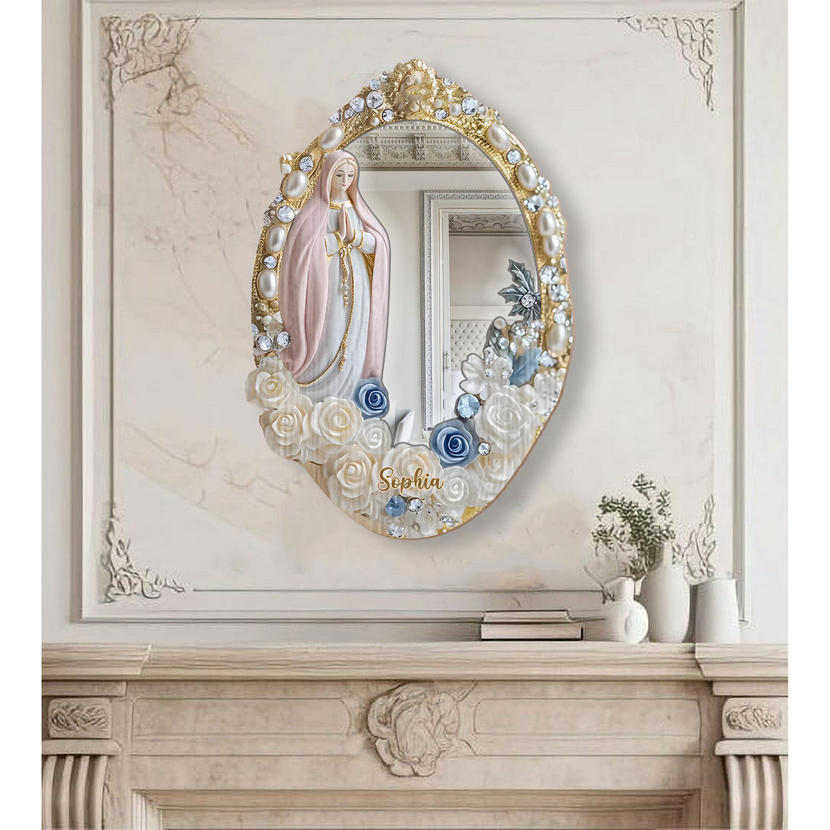 Believer - Personalized Christian Wall Hanging Mirror