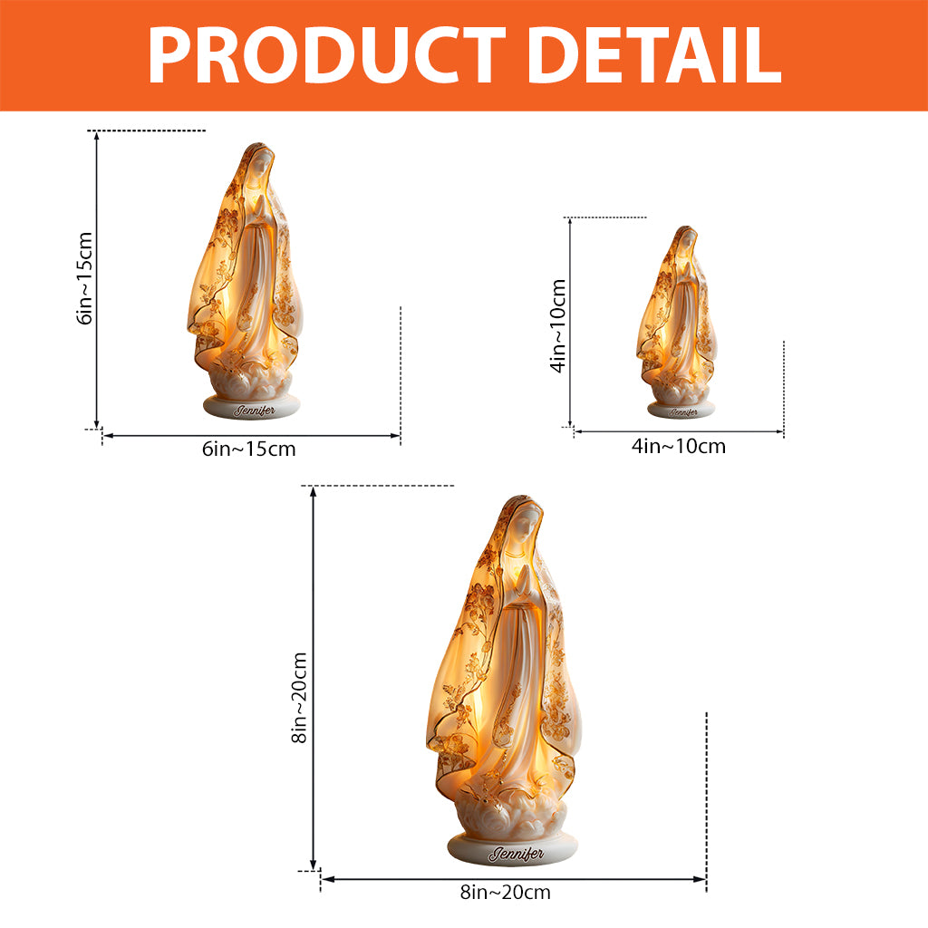 Our Lady - Personalized Christian Custom Shaped Acrylic Plaque