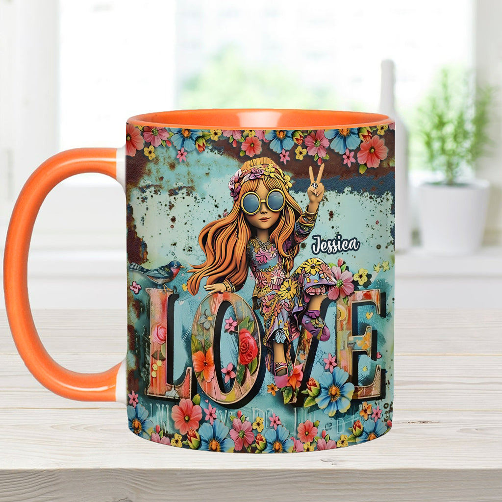 Hippie Soul - Personalized Hippie Accent Mug