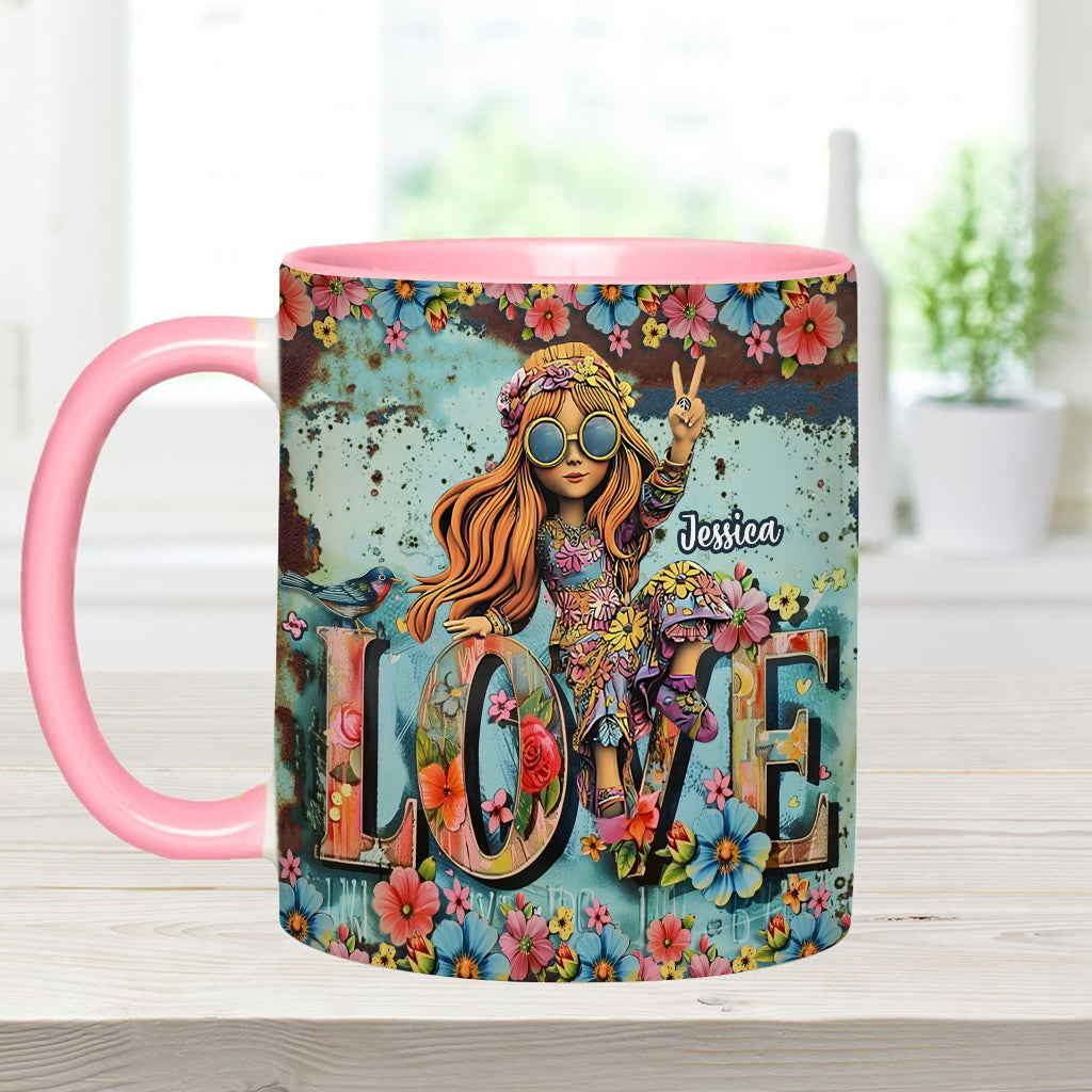 Hippie Soul - Personalized Hippie Accent Mug