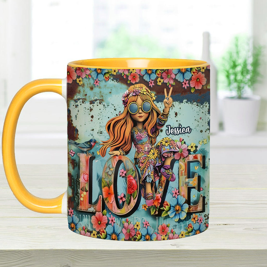 Hippie Soul - Personalized Hippie Accent Mug