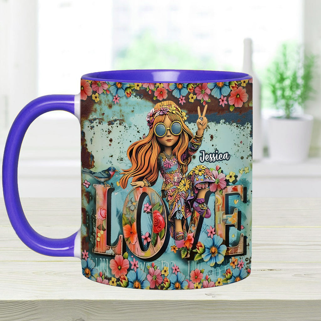 Hippie Soul - Personalized Hippie Accent Mug