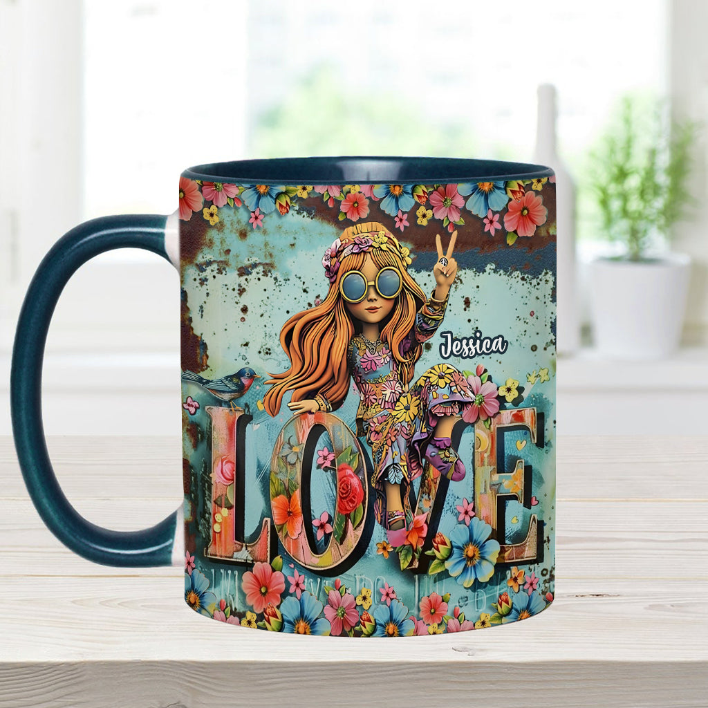 Hippie Soul - Personalized Hippie Accent Mug