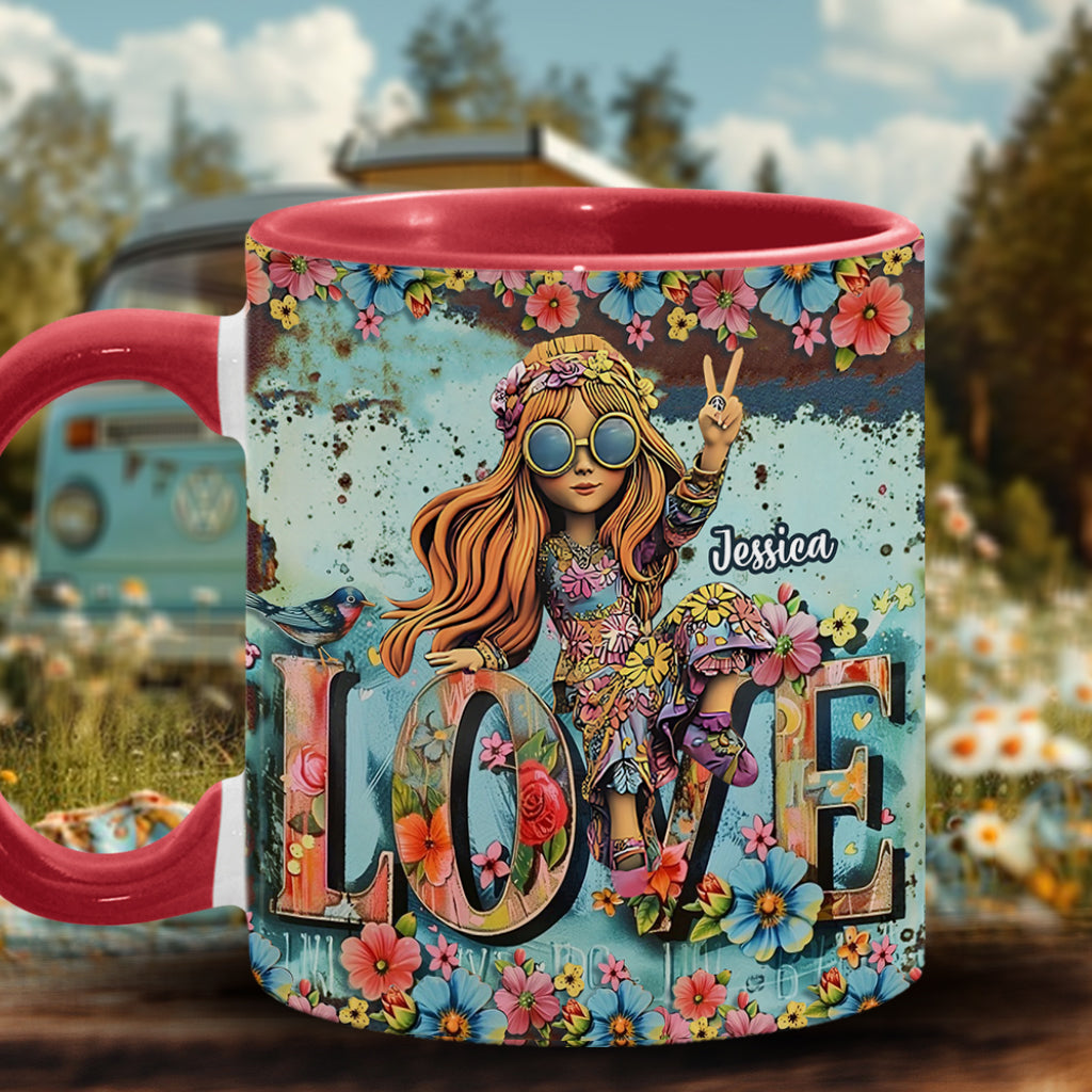 Hippie Soul - Personalized Hippie Accent Mug