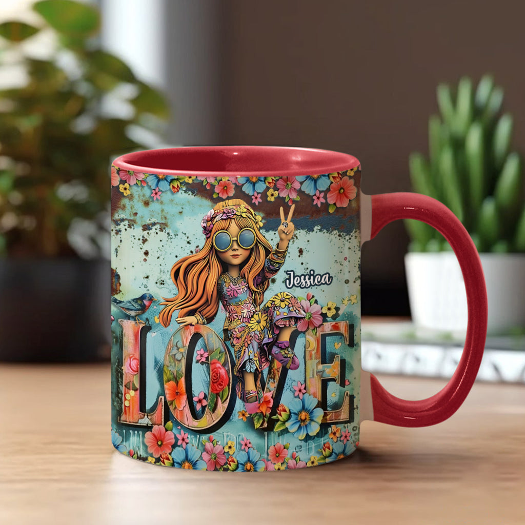 Hippie Soul - Personalized Hippie Accent Mug
