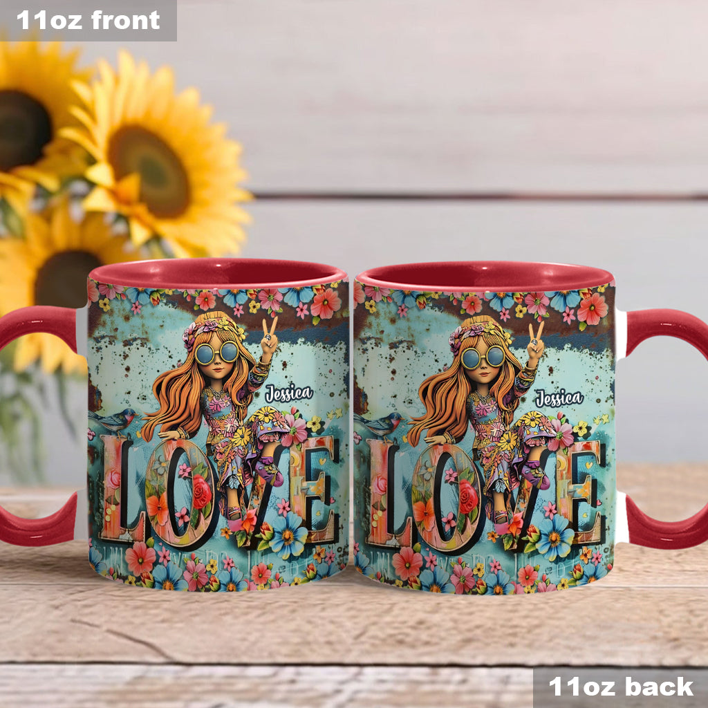 Hippie Soul - Personalized Hippie Accent Mug