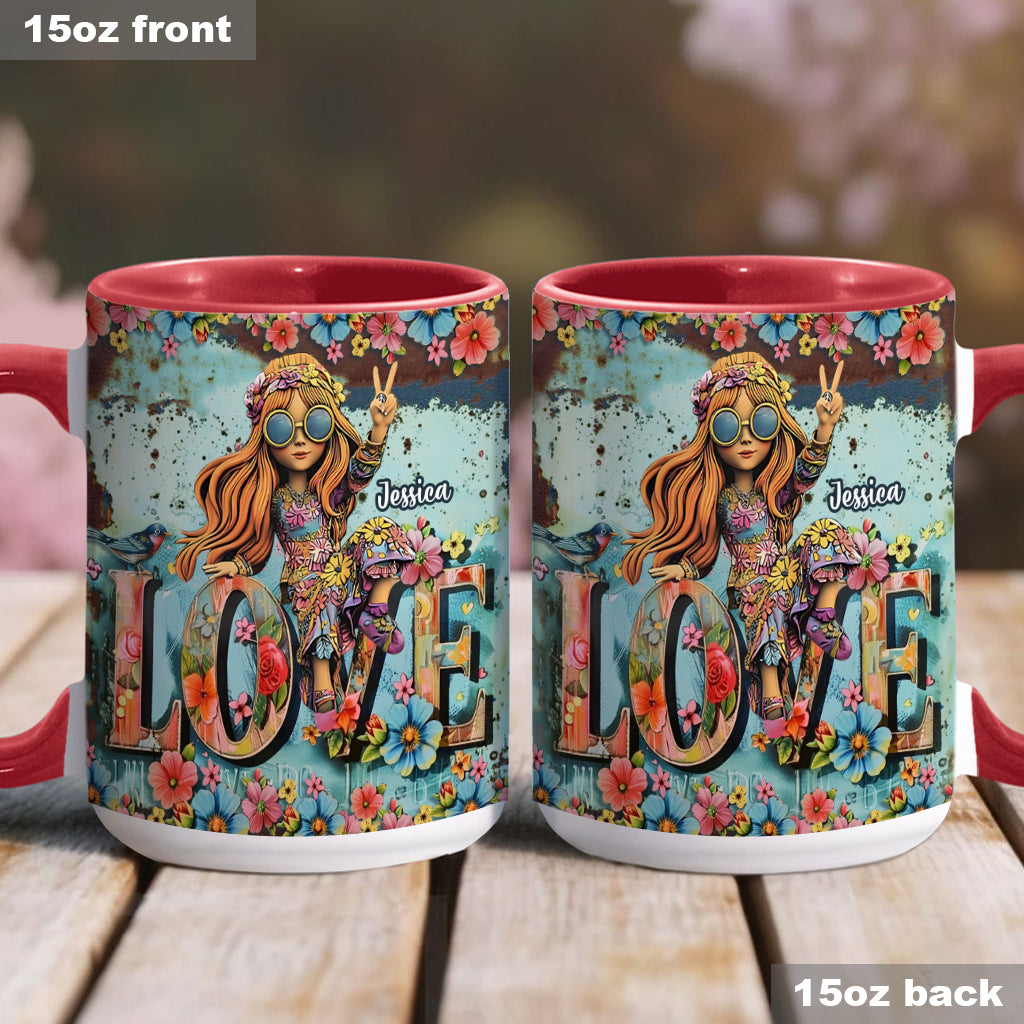 Hippie Soul - Personalized Hippie Accent Mug