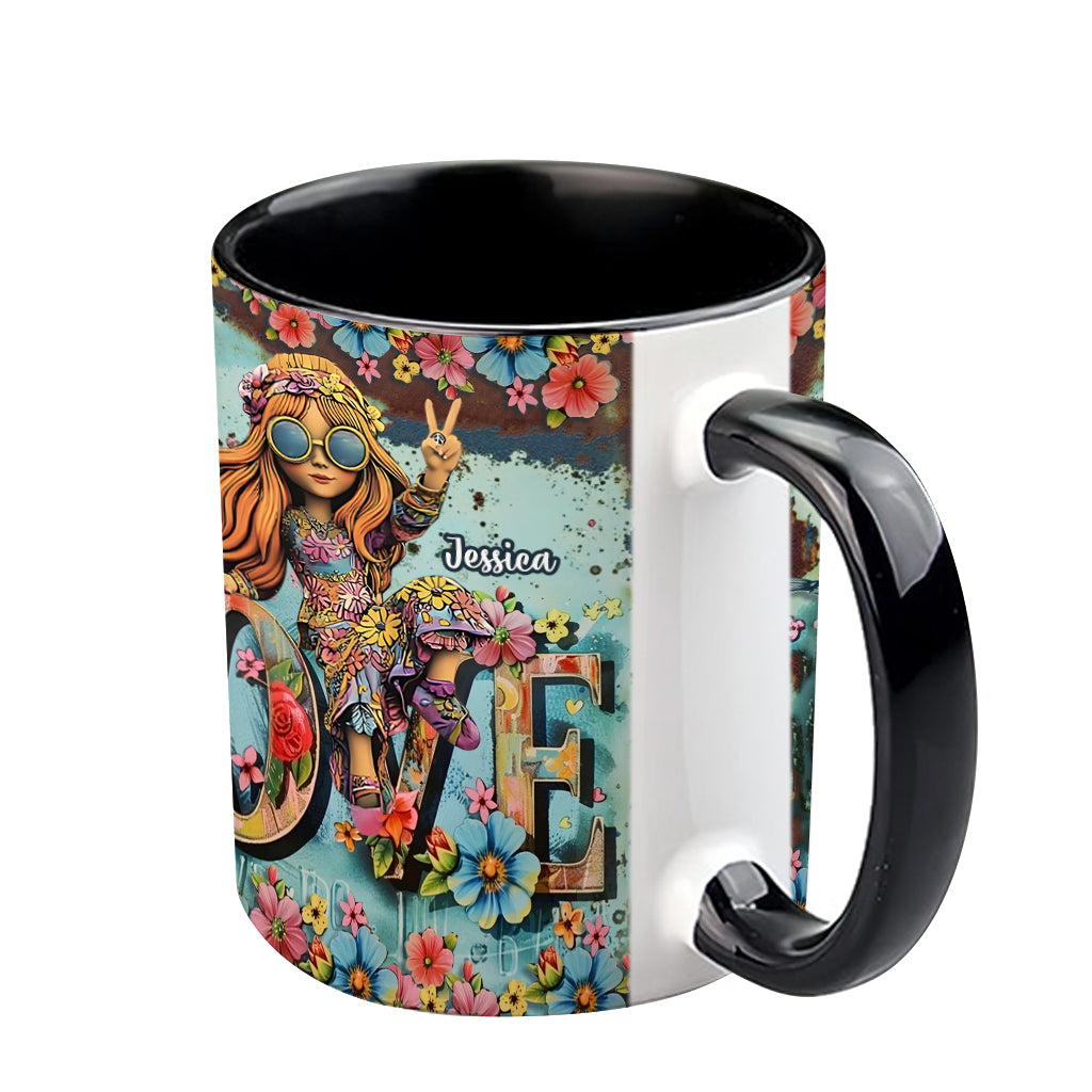 Hippie Soul - Personalized Hippie Accent Mug