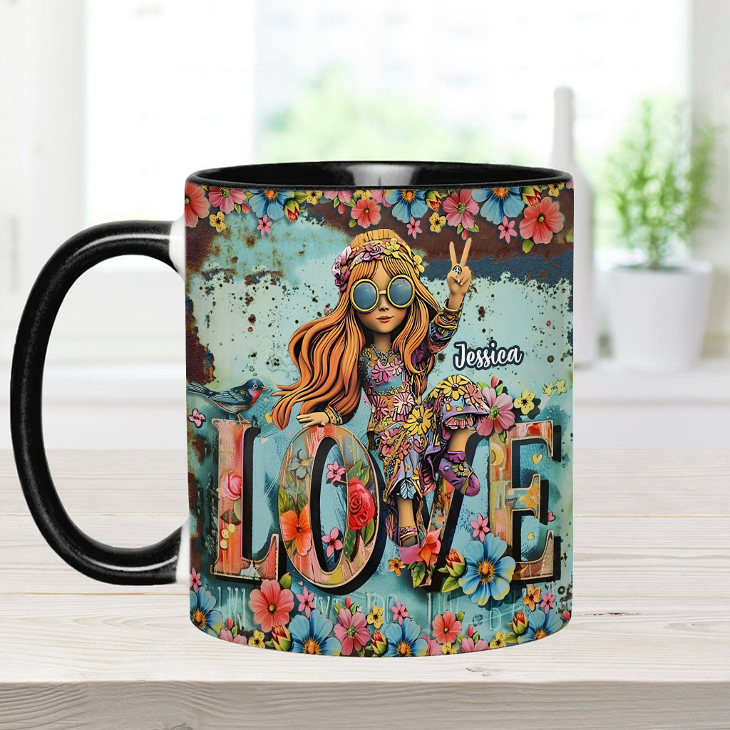 Hippie Soul - Personalized Hippie Accent Mug