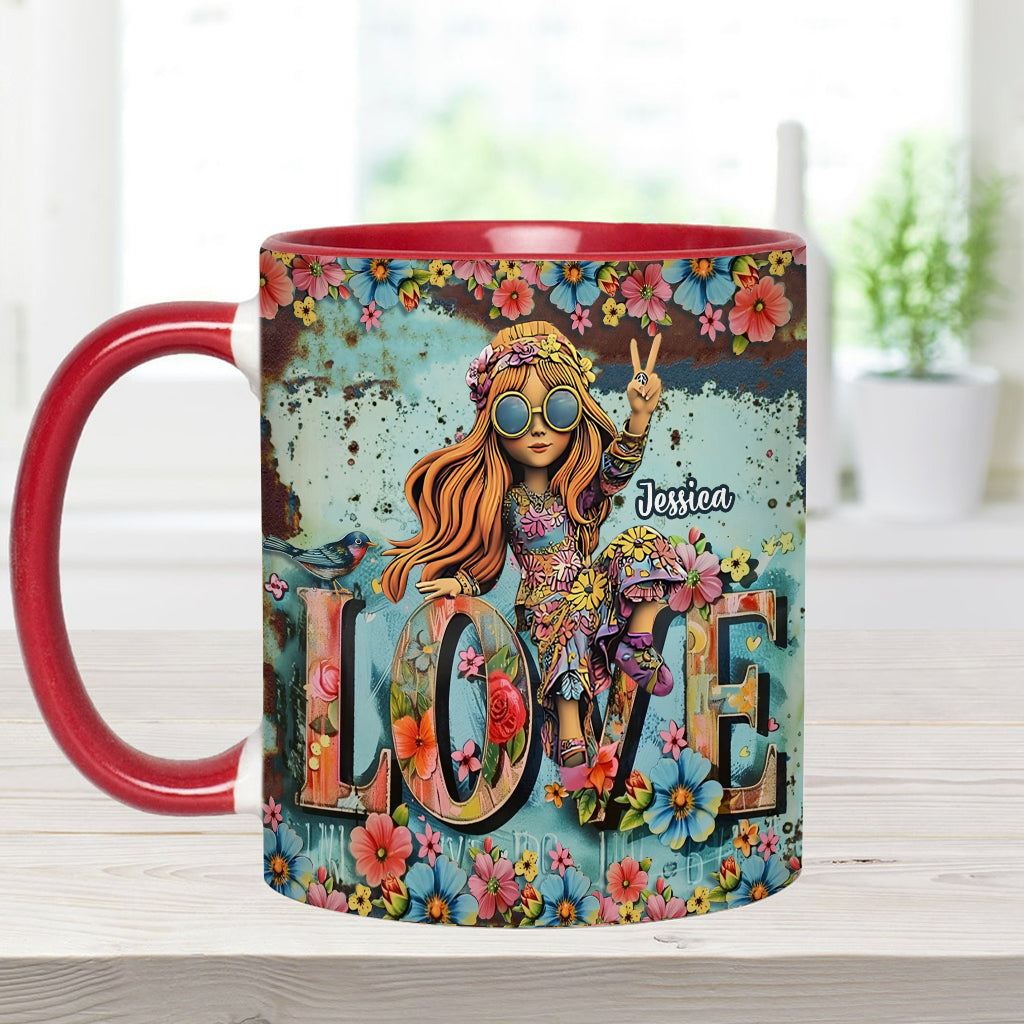 Hippie Soul - Personalized Hippie Accent Mug