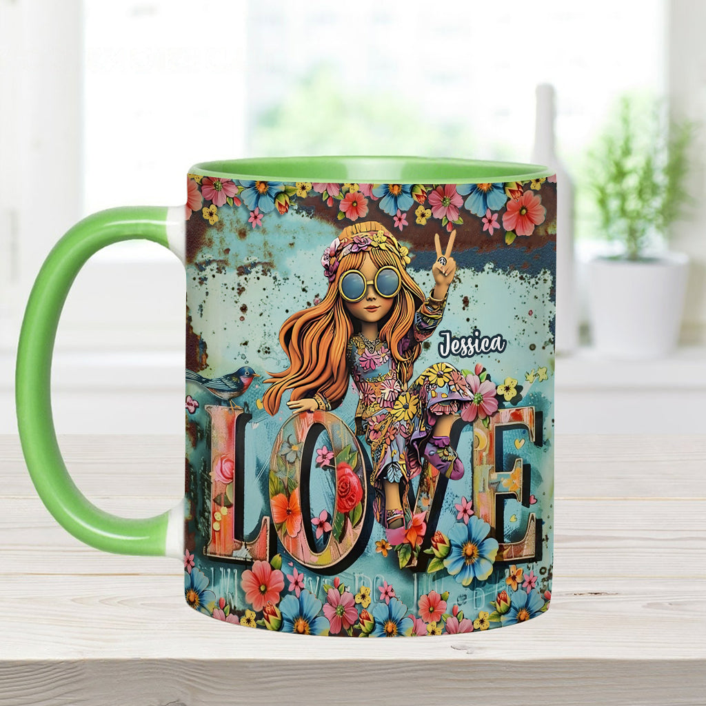 Hippie Soul - Personalized Hippie Accent Mug