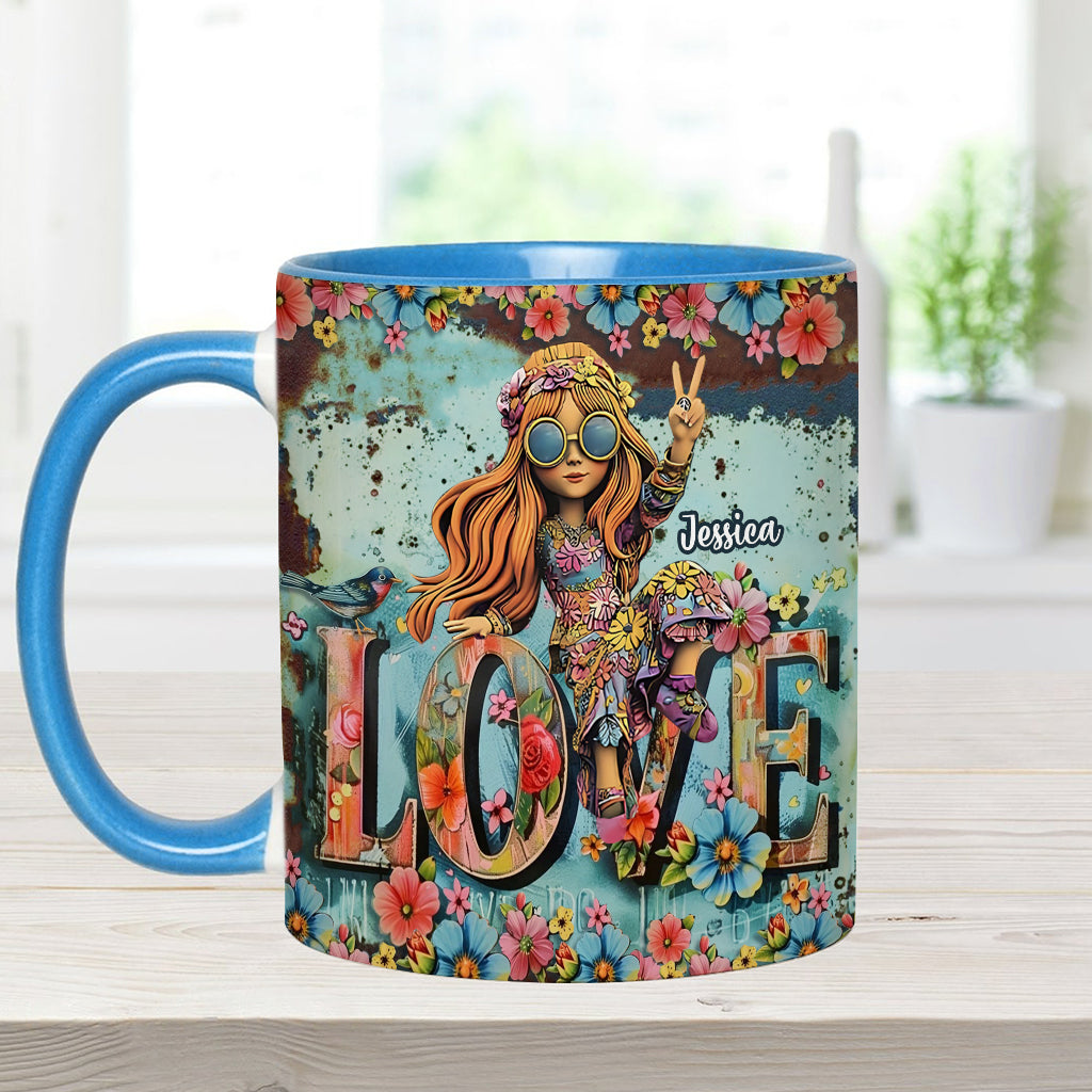 Hippie Soul - Personalized Hippie Accent Mug