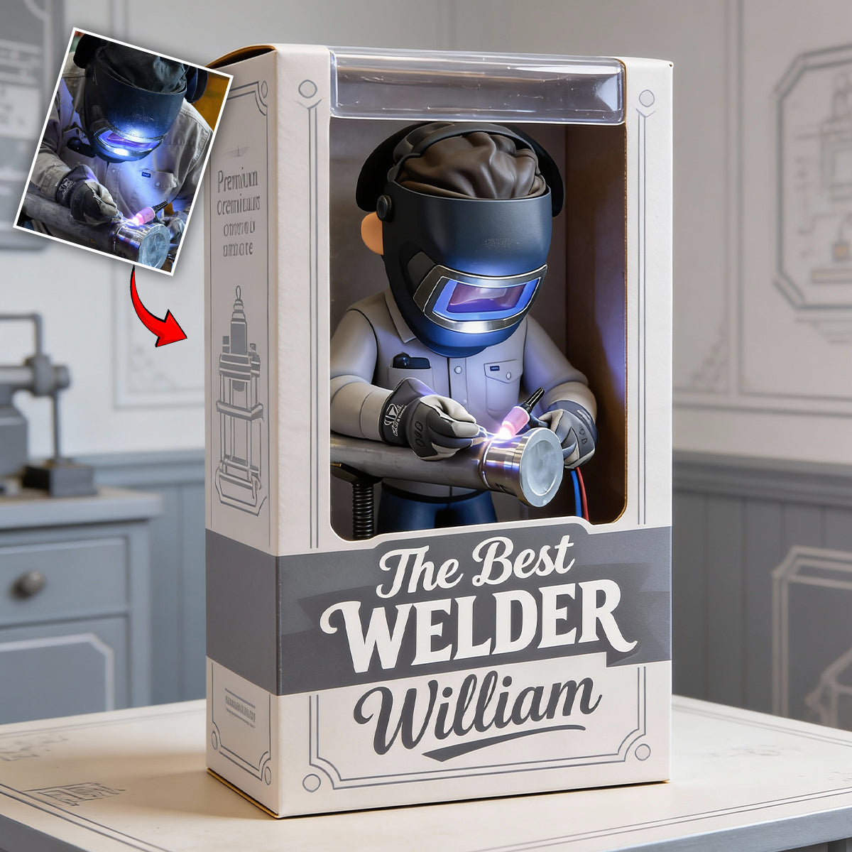 Welder Gifts - Personalized Welder Custom Shaped Acrylic Plaque
