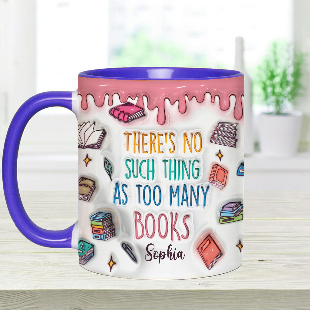 Yes I Do Need All These Books - Personalized Book Accent Mug