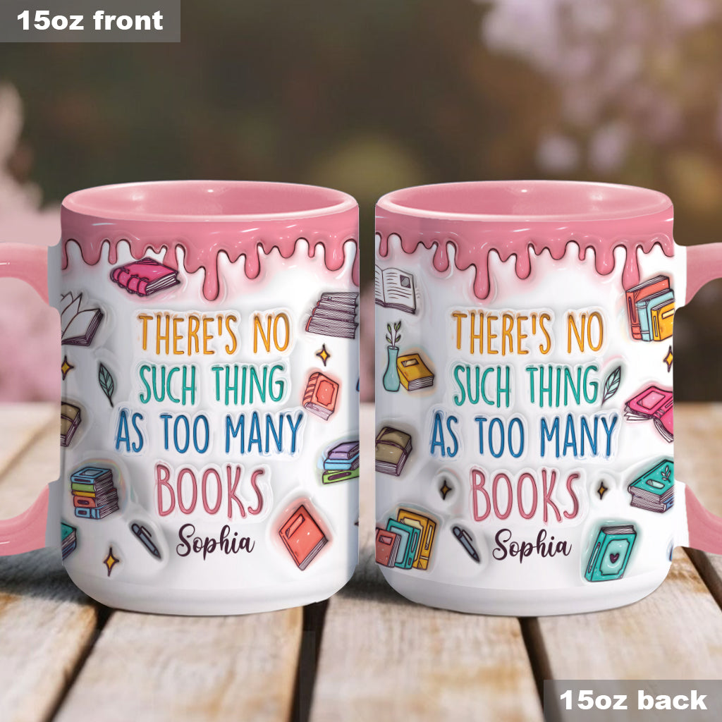 Yes I Do Need All These Books - Personalized Book Accent Mug