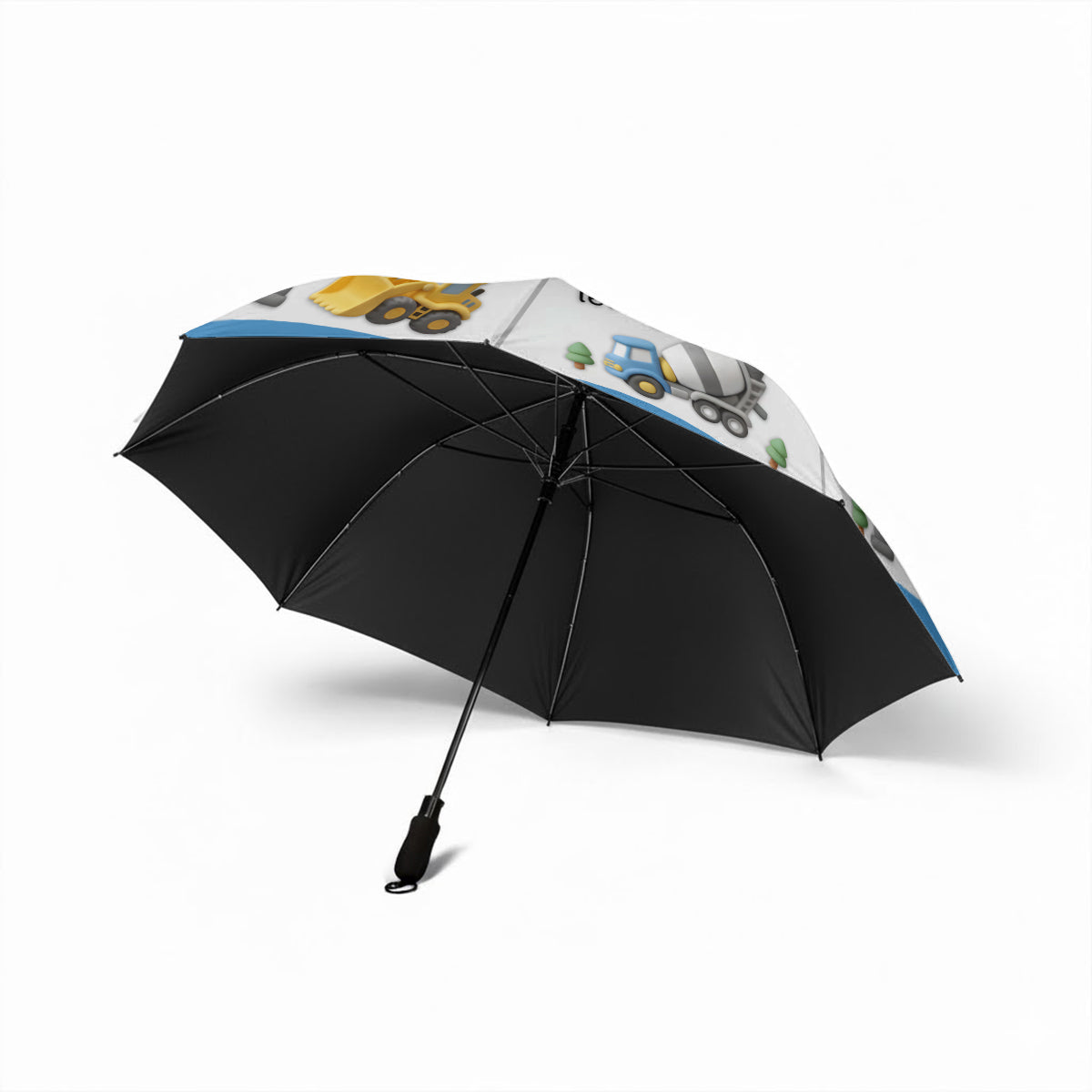 Construction Machines - Personalized Kid Umbrella