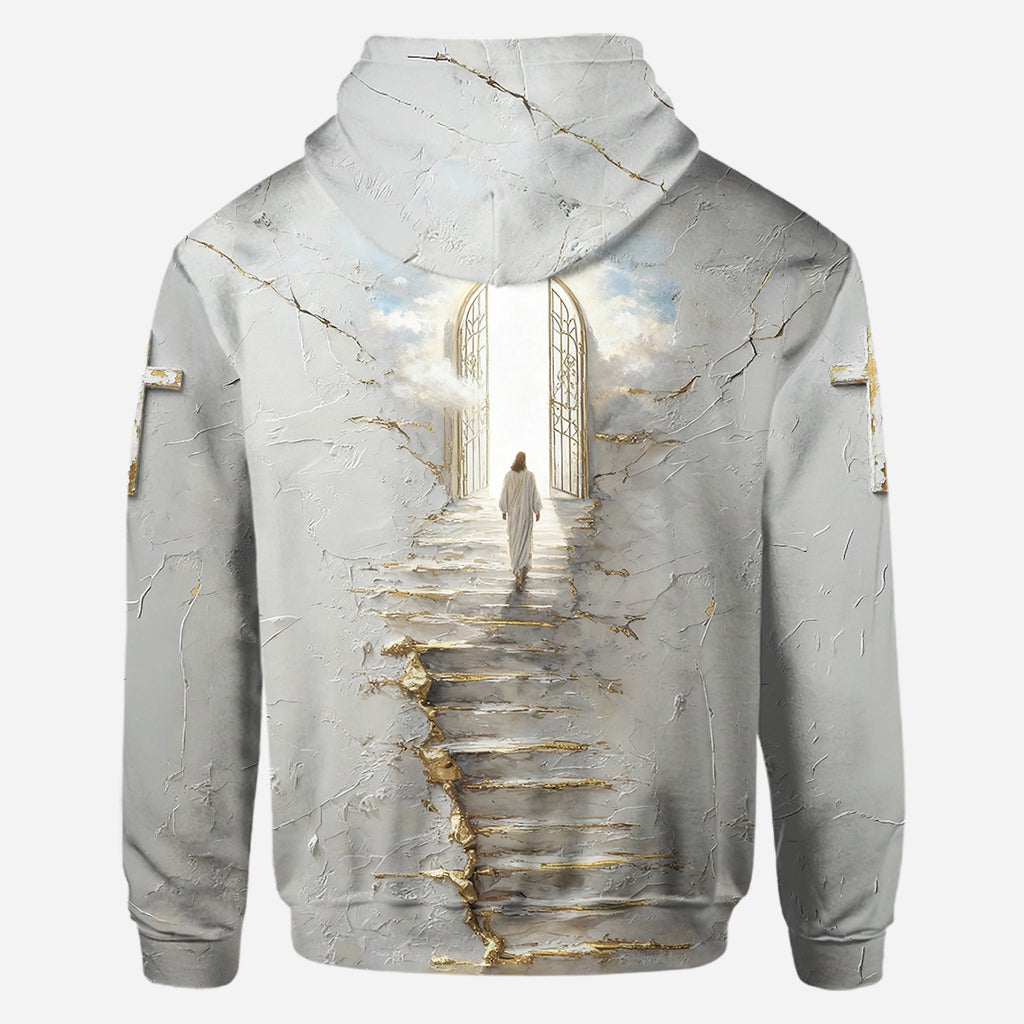 Stairway To Heaven - Personalized Christian All Over Shirt