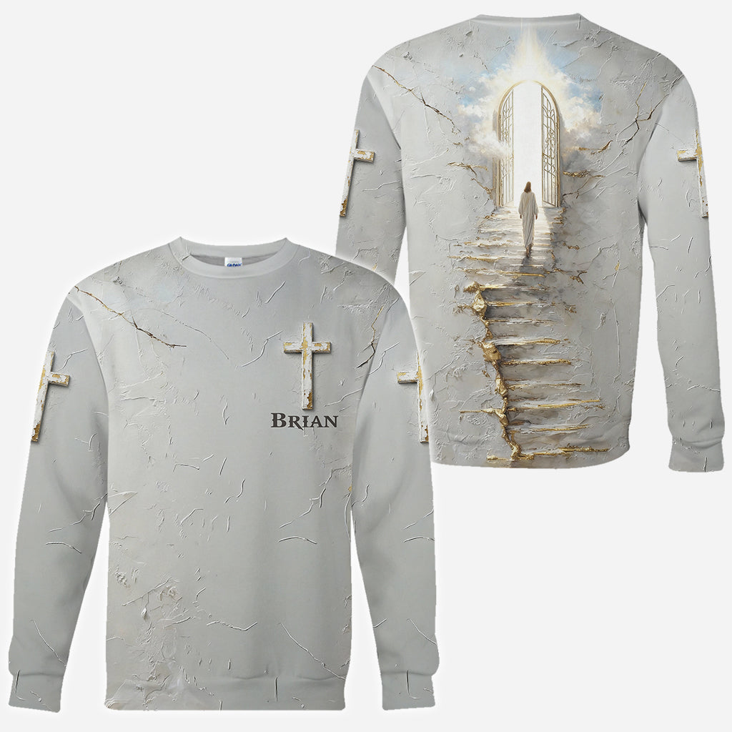 Stairway To Heaven - Personalized Christian All Over Shirt