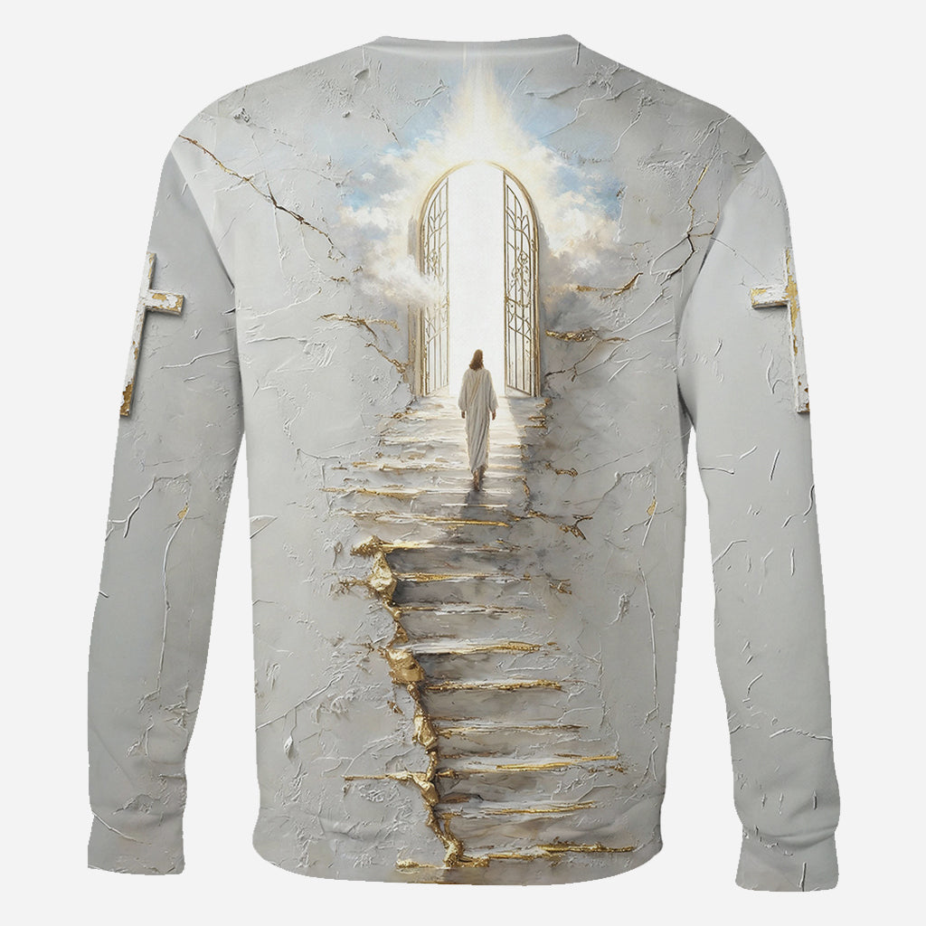 Stairway To Heaven - Personalized Christian All Over Shirt