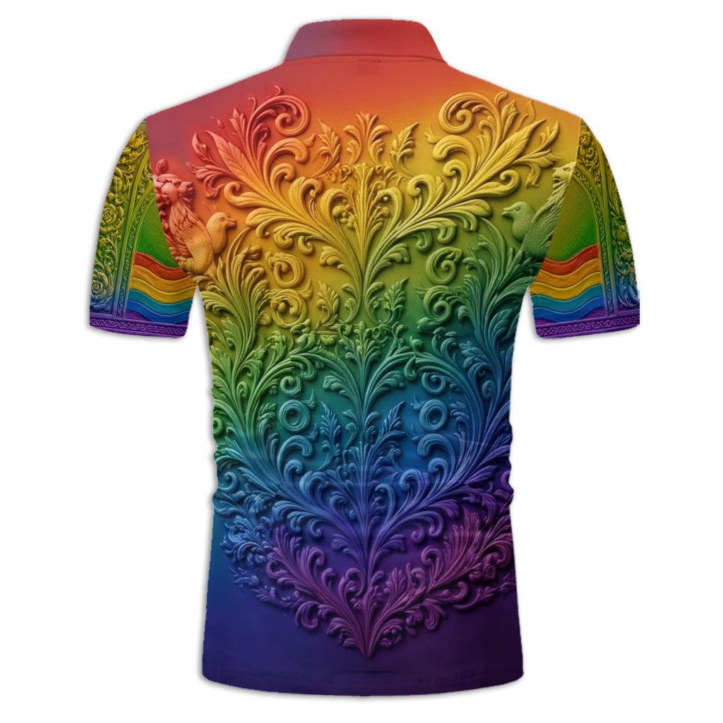 Love Is Love - Personalized LGBT Support Polo Shirt