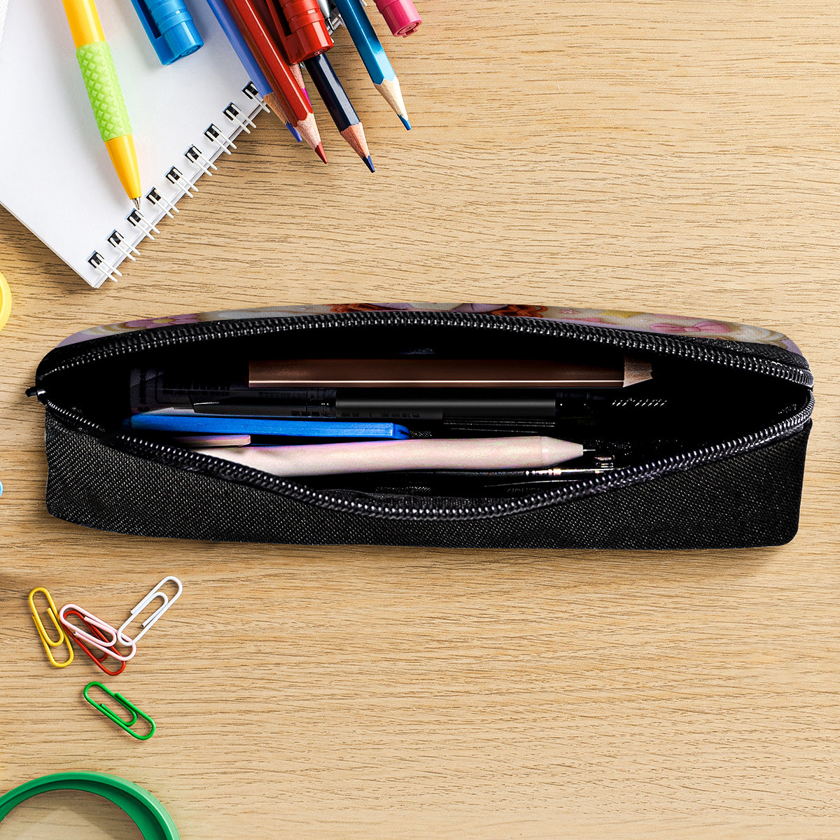 Sweet Day Back To School - Any Photo - Personalized Kid Pencil Case