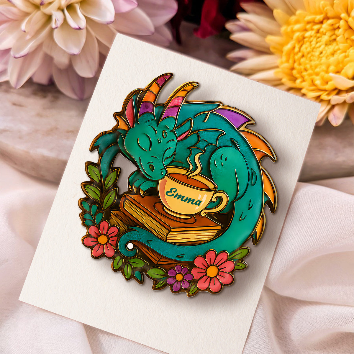 Just One More Chapter - Personalized Book Pin