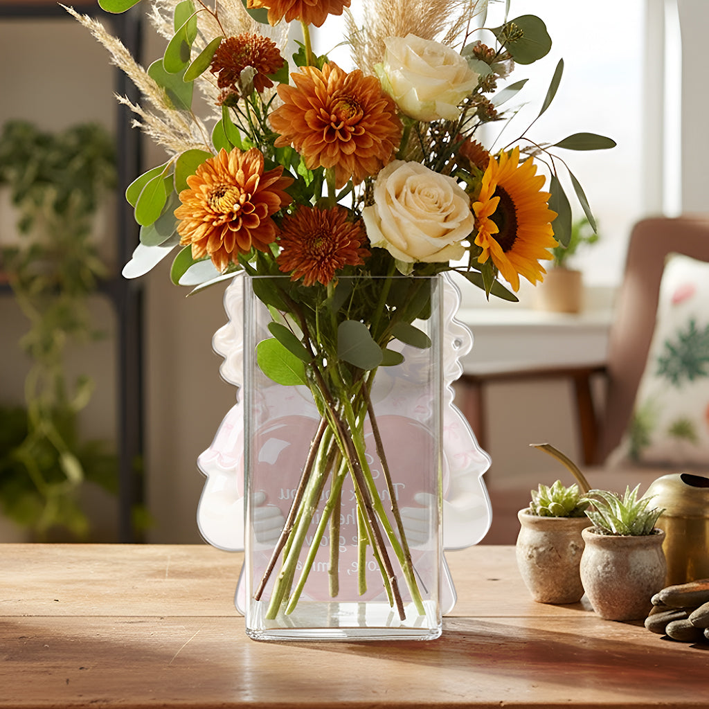 Thanks For Helping Me Grow - Personalized Mother Acrylic Pot