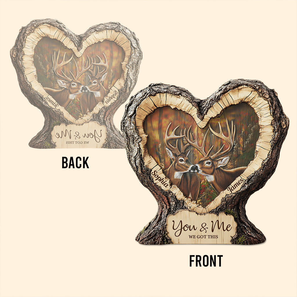 This Is Us - Personalized Hunting Custom Shaped Acrylic Plaque