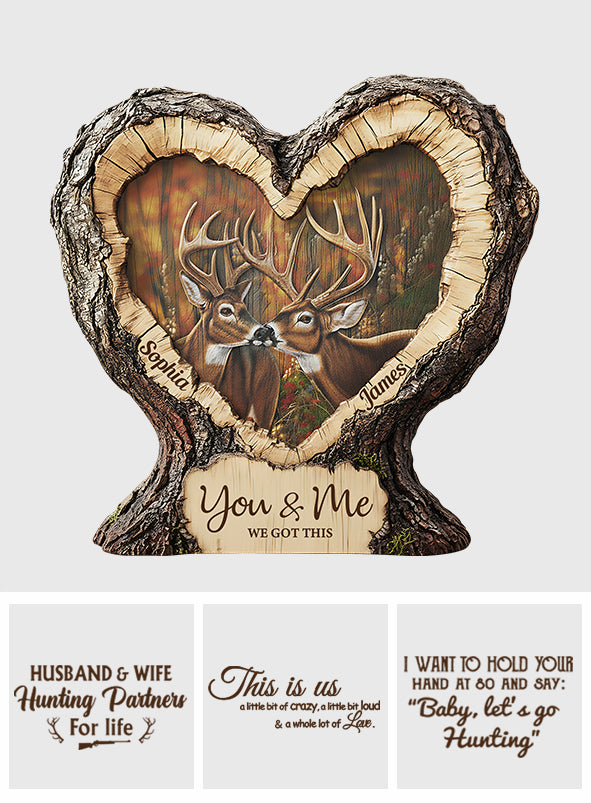 This Is Us - Personalized Hunting Custom Shaped Acrylic Plaque