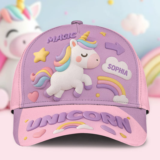 Cute Unicorn or Turtle Children's Gift - Personalized Kid Classic Cap