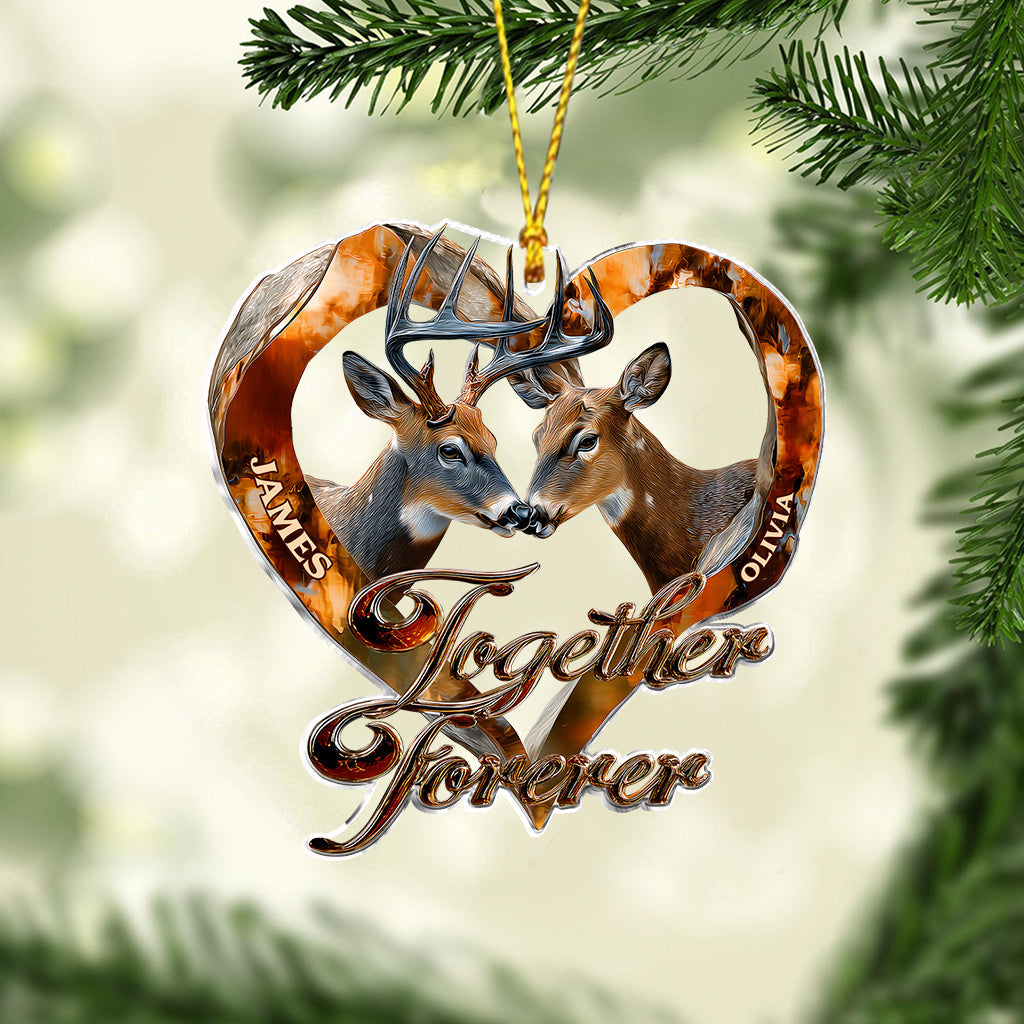 Together Forever - Personalized Couple Ornament