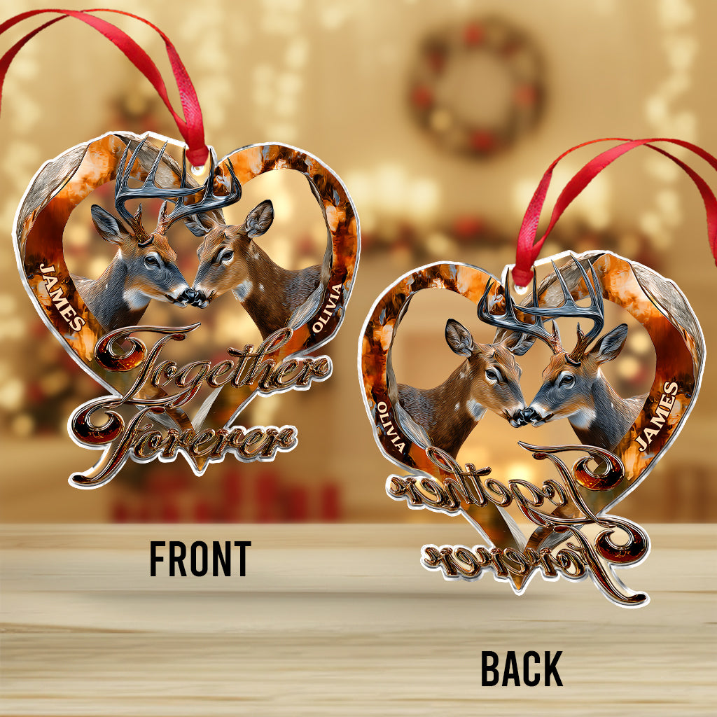 Together Forever - Personalized Couple Ornament