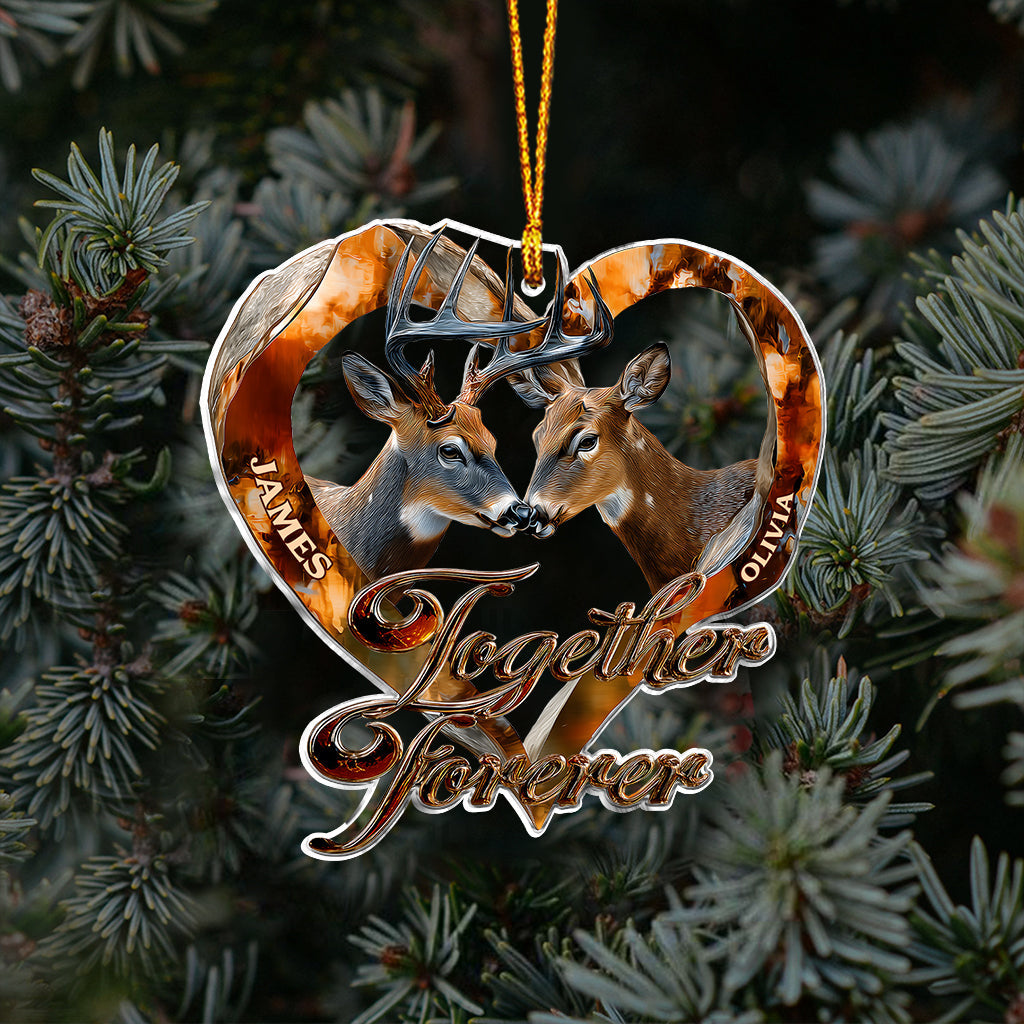 Together Forever - Personalized Couple Ornament