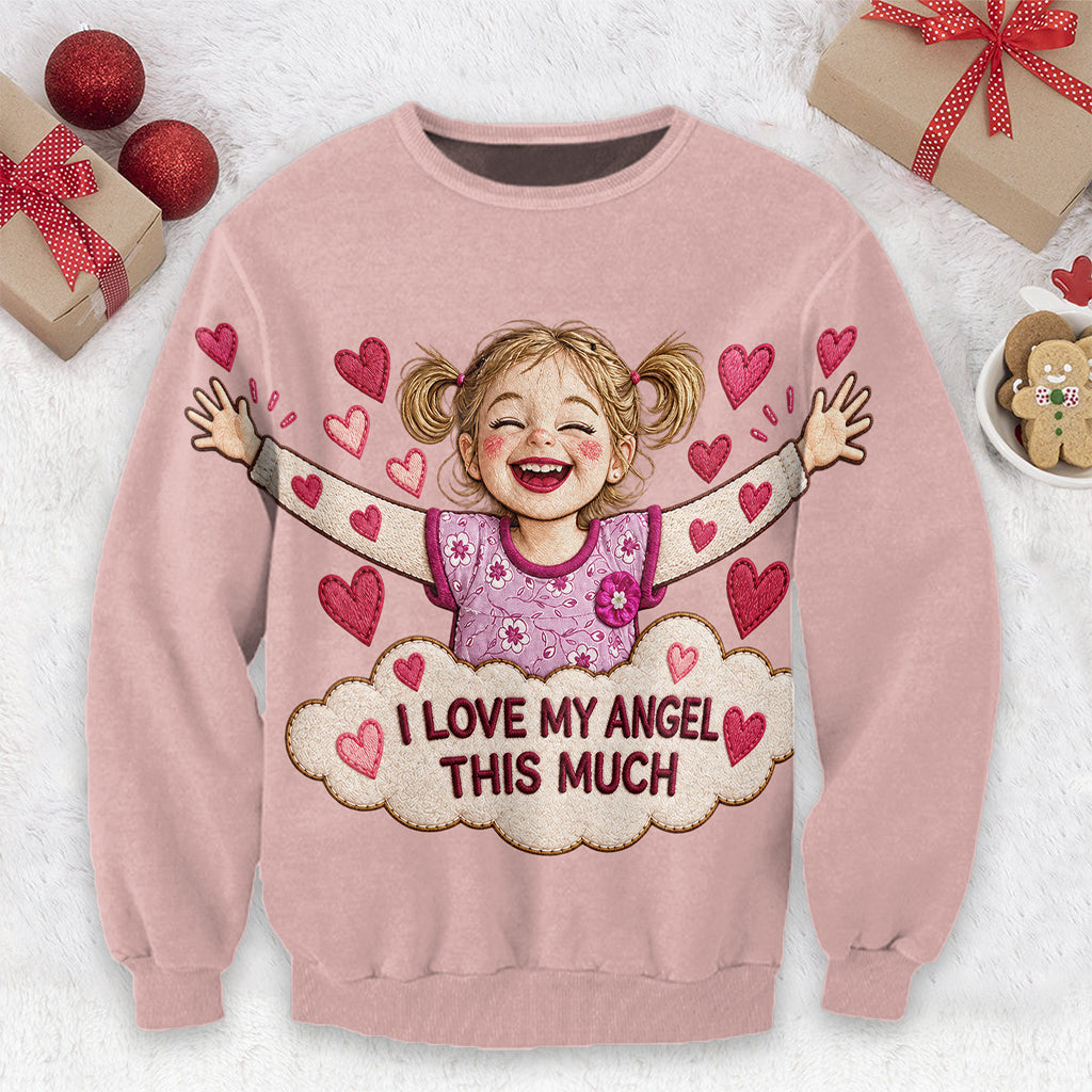 Gift for Mother, Gift for Grandma - Personalized Kid Ugly Sweater