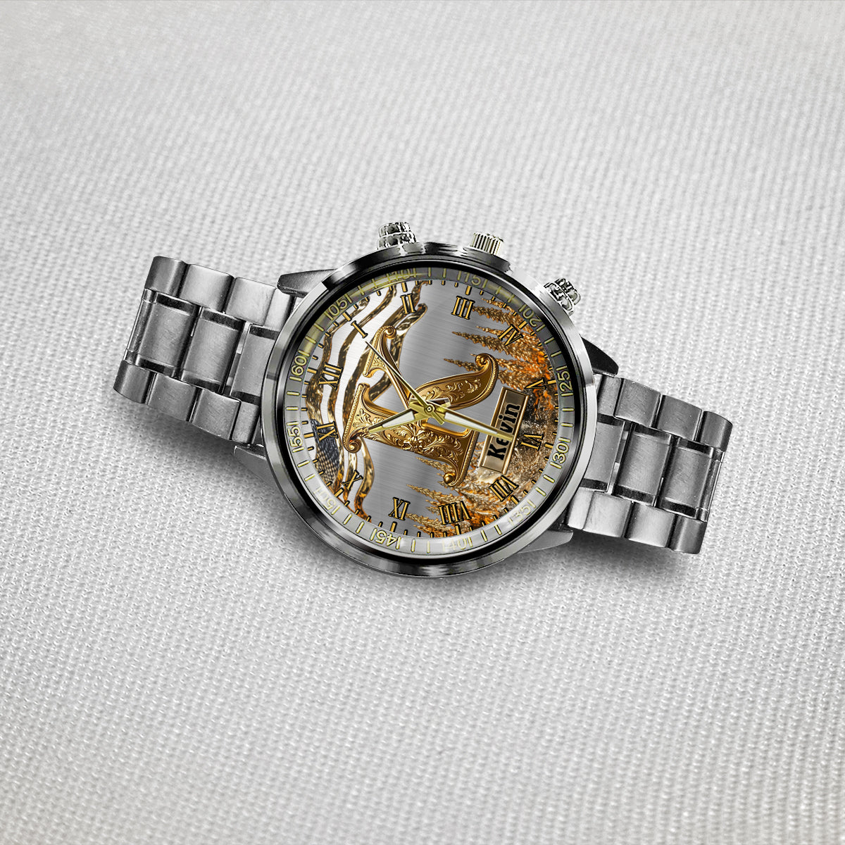 Name Initial Alphabet - Personalized Luxury Hand Watch