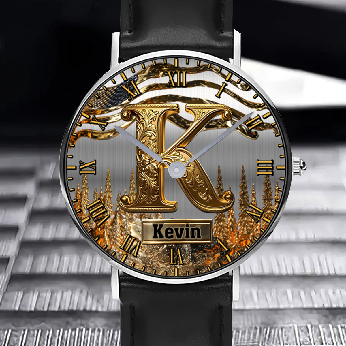 Name Initial Alphabet - Personalized Luxury Hand Watch