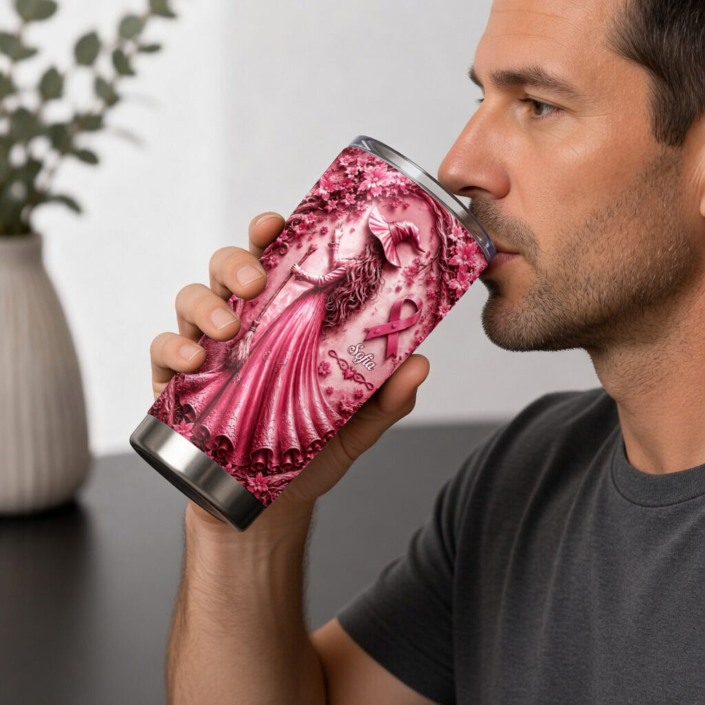 Hope - Personalized Breast Cancer Awareness Tumbler