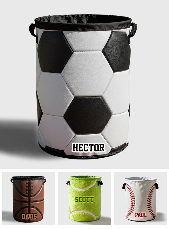 Love Sport - Personalized Football Storage Basket
