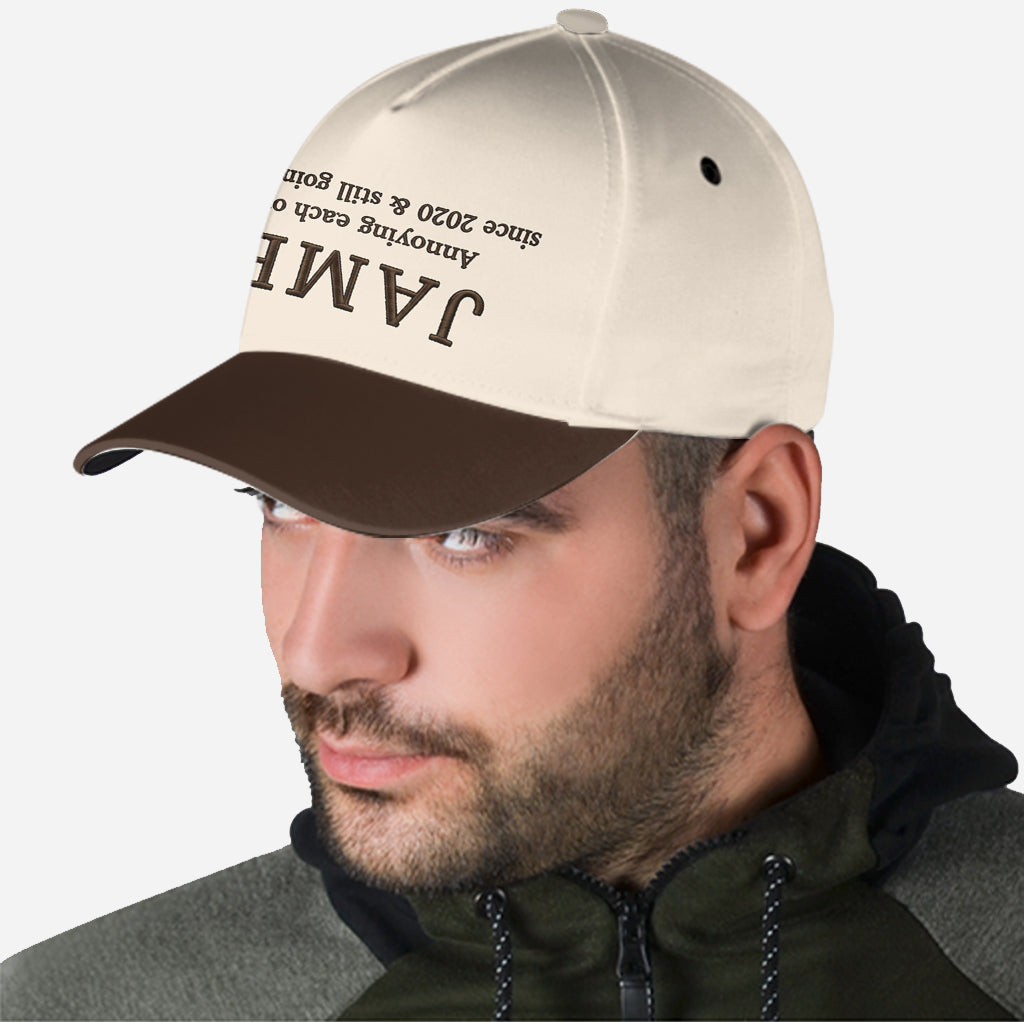 Annoying Each Other Since & Still Going Strong - Personalized Couple Classic Cap