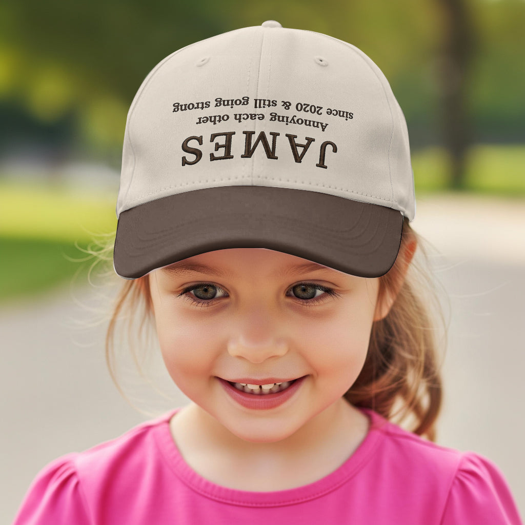 Annoying Each Other Since & Still Going Strong - Personalized Couple Classic Cap