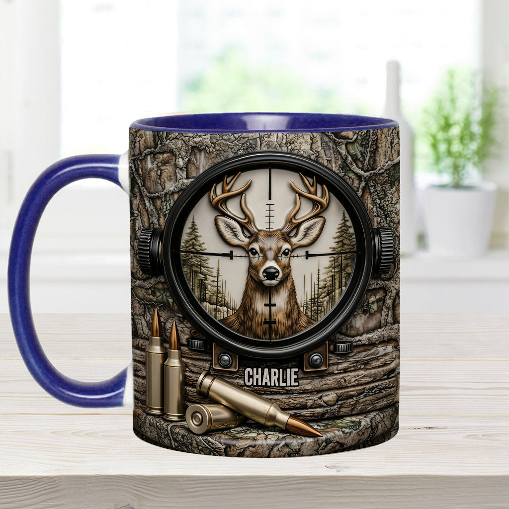 Deer Hunting, Hunter Gift - Personalized Hunting Accent Mug & Coaster