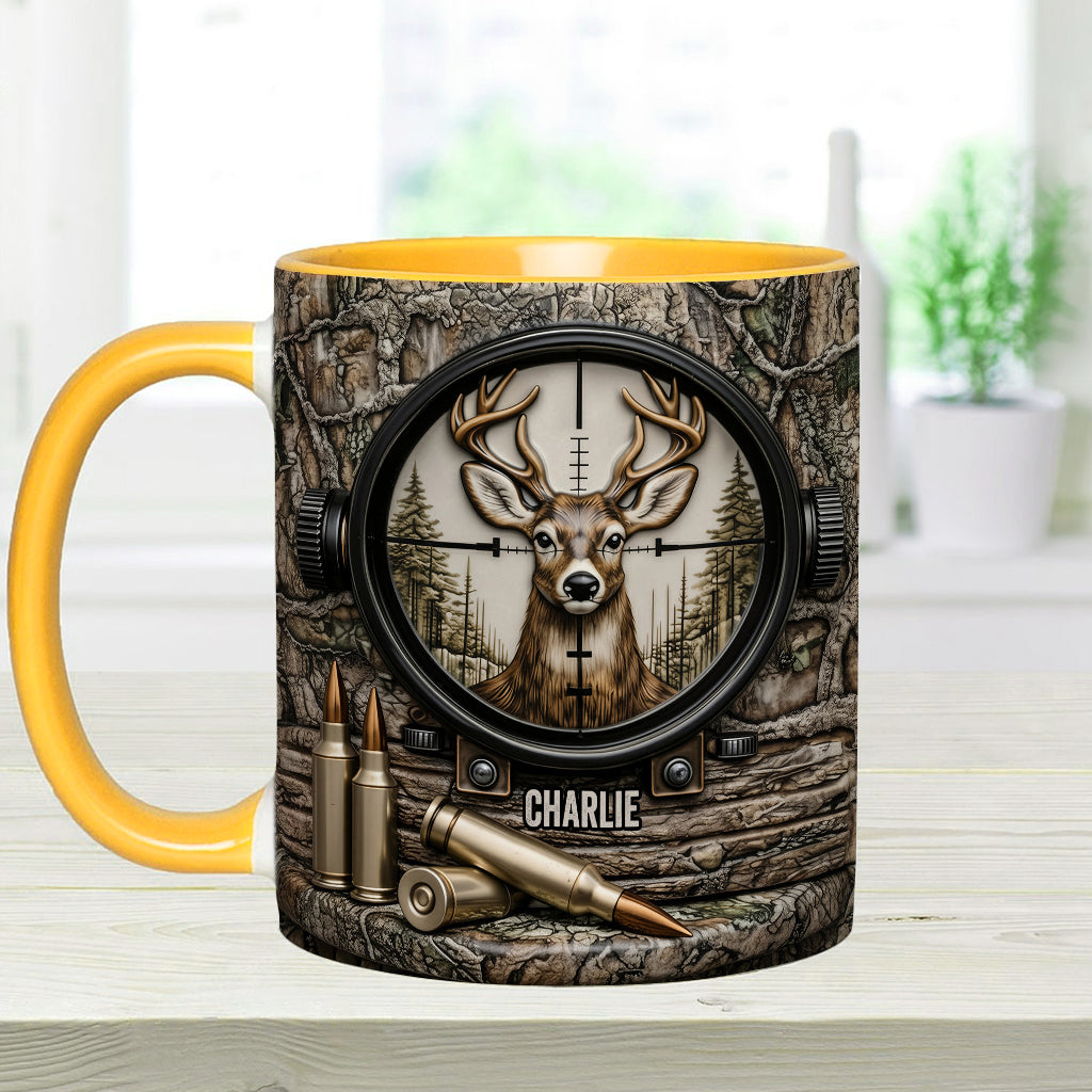 Deer Hunting, Hunter Gift - Personalized Hunting Accent Mug & Coaster